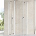 Душевая дверь Ravak Chrome CRV2-120 распашная, стекло Transparent, профиль Белый (1QVG0100Z1) 1QVG0100Z1