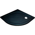 Душевой поддон из искусственного камня Ravak Elipso Pro 90х90 Черный матовый (XA237701010BM) XA237701010BM
