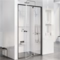 Душевая дверь Ravak Pivot PDOP2-120 распашная, стекло Transparent, профиль Черный (03GG0300Z1) 03GG0300Z1