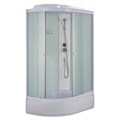 Душевая кабина Loranto 1200х800х2150 правосторонняя, белое заднее стекло, поддон 26 см, матовое стекло 4 мм, профиль белый (CS-985-RTM/W-120) CS-985-RTM/W-120