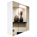Зеркало-шкаф Loranto Арфа 80 (800х770х170) с подсветкой (CS00046150) CS00046150