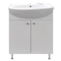 Комплект Тумба Моника New 60 напольная 600х840х300 с раковиной Арго 60 (CS00076240) CS00076240