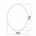Зеркало LORANTO Овал 570х770 (ФР-00001120) ФР-00001120