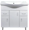 Комплект Тумба Коралл-80/2 (800х850х460) с раковиной Basic 80 (CS00070754) CS00070754