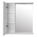 Зеркало-шкаф Loranto Дина 60, 600х700х140 левосторонний, белый (CS00049717) CS00049717