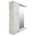 Зеркало-шкаф Loranto Florena 60 600х135х600 левый, светлый бетон (CS00086983) CS00086983