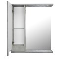 Зеркало-шкаф Loranto Florena 60 600х135х600 левый, светлый бетон (CS00086983) CS00086983