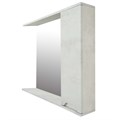 Зеркало-шкаф Loranto Florena 80 800х135х600 правый, светлый бетон (CS00086987) CS00086987
