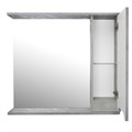 Зеркало-шкаф Loranto Florena 80 800х135х600 правый, светлый бетон (CS00086987) CS00086987