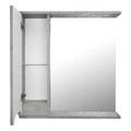 Зеркало-шкаф Loranto Florena 70 700х135х600 левый, светлый бетон (CS00086986) CS00086986