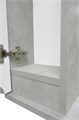 Зеркало-шкаф Loranto Florena 80 800х135х600 левый, светлый бетон (CS00086988) CS00086988
