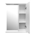 Зеркало-шкаф Loranto Палермо 500х150х700 правый, белый (CS00092511) CS00092511