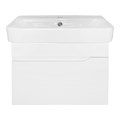 Комплект Тумба Loranto Mari NEW 600х420х490 подвесная, с раковиной Сканди 60, белый (CS00105327) CS00105327