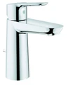 BauEdge Смеситель для раковины с донным клапаном, M-Size, хром 23758000