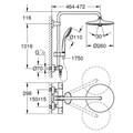 Душевая колонна Grohe Euphoria 260 с термостатом (27615002) 27615002