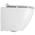 Унитаз подвесной Azario Grado 490х370х360 безободковый с быстросъемным сиденьем микролифт (AZ-0046 -N) AZ-0046N