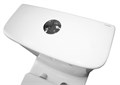 Унитаз-моноблок AZARIO GRESSA 705х370х760 напольный, безободковый, в комплекте с сиденьем дюропласт микролифт, белый (AZ-1111) AZ-1111