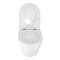 Унитаз подвесной Azario Nova 360х480х360 безободковый, с ультратонким сиденьем микролифт (AZ-2217) AZ-2217