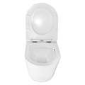 Унитаз подвесной Azario Teramo 480х365х360 безободковый, в комплекте с сидением микролифт, белый (AZ-0053 SP) AZ-0053 SP