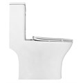 Унитаз моноблок с функцией биде Azario Lodi 350х665х750 напольный, безободковый, горизонтальный слив, сиденье дюропласт микролифт (AZ-8617B) AZ-8617B