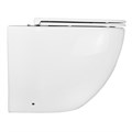 Унитаз приставной Azario Grado 365х570х410 безободковый, смыв "Торнадо", в комплекте с быстросъемным сидением микролифт (AZ-2141D-UQ1) AZ-2141D-UQ1