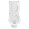 Унитаз-компакт Azario Fretta new 370х615х790 напольный, безободковый в комплекте с бачком и сиденьем полипропилен, микролифт (AZ-1223B) AZ-1223B