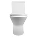 Унитаз-компакт Azario Fretta new 370х615х790 напольный, безободковый в комплекте с бачком и сиденьем полипропилен, микролифт (AZ-1223B) AZ-1223B