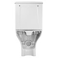 Унитаз-компакт Azario Nigel 385х616х785 напольный, безободковый, с быстросъемным сиденьем микролифт (AZ-55) AZ-55