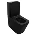 Унитаз-компакт Azario Black King 370х640х810 безободковый, с быстросъемным сиденьем микролифт, черный матовый (AZ-8303D) AZ-8303-D