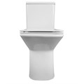 Унитаз-компакт Azario Formal 370х615х790 напольный, безободковый, в комплекте с бачком и сиденьем микролифт (AZ-1353B) AZ-1353B