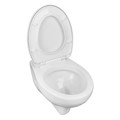 Унитаз подвесной Azario STELLA 370х400х550 ободковый, с быстросъемным сидением микролифт, белый (AZ-VT005+AZ-VT005sc) AZ-VT005+AZ-VT005sc