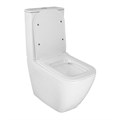 Унитаз-компакт Azario MIRADA S 385х620х920 напольный, безободковый в комплекте с бачком и сиденьем микролифт, белый (AZ-1288A) AZ-1288A