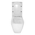 Унитаз-компакт Azario MIRADA S 385х620х920 напольный, безободковый в комплекте с бачком и сиденьем микролифт, белый (AZ-1288A) AZ-1288A