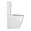 Унитаз-компакт Azario MIRADA S 385х620х920 напольный, безободковый в комплекте с бачком и сиденьем микролифт, белый (AZ-1288A) AZ-1288A