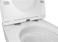 Унитаз подвесной Azario ORMI 490х360х365 безободковый, система смыва Торнадо, с быстросъемным сиденьем микролифт (AZ-0253VD) AZ-0253VD
