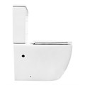 Унитаз-компакт Azario Verona 360х660х800, напольный, безободковый, система смыва "Торнадо", в комплекте с быстросъемным сиденьем микролифт (AZ-8301) AZ-8301