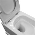 Унитаз подвесной Azario Armonia с системой смыва Tornado, безободковый с сиденьем микролифт 490*340*360 (AZ-2403) AZ-2403