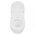 Унитаз подвесной Azario Blanco 360х490х360 безободковый, система слива "Торнадо", быстросъемное сиденье микролифт (AZ-9003WT) AZ-9003WT