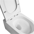 Унитаз подвесной Azario Blanco 360х490х360 безободковый, система слива "Торнадо", быстросъемное сиденье микролифт (AZ-9003WT) AZ-9003WT