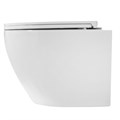 Унитаз подвесной Azario Blanco 360х490х360 безободковый, система слива "Торнадо", быстросъемное сиденье микролифт (AZ-9003WT) AZ-9003WT