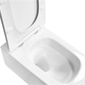 Унитаз подвесной Azario Indor Торнадо, с сиденьем микролифт/дюропласт 520*360*360 (AZ-9004WT) AZ-9004WT