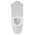Унитаз-моноблок Azario ANSA 385х695x775 безободковый, в комплекте с сиденьем дюропласт микролифт, белый (AZ-2301) AZ-2301