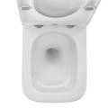 Унитаз подвесной Azario PRO 340х490х350 безободковый, слив "скрытое Торнадо", в комплекте с быстросъемным сидением микролифт (PRO-002 UQ3) PRO-0002 UQ3