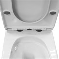 Унитаз-моноблок Azario Velluto, торнадо, с сиденьем микролифт 650*370*775 (AZ-6281) AZ-6281