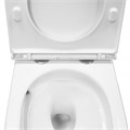 Унитаз подвесной Azario VELA 360х480х360 безободковый, система смыва "Торнадо", с быстросъемным сиденьем микролифт (AZ-2480) AZ-2480
