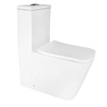 Унитаз-моноблок Azario Avanti 360х640х775 безободковый, система смыва Tornado, с быстросъемным сиденьем микролифт (AZ-6203) AZ-6203
