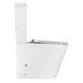 Унитаз-компакт Azario Margo 390х670х880 безободковый, слив Торнадо, с быстросъемным сиденьем микролифт (AZ-2125-UQ1) AZ-2125-UQ1