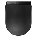 Унитаз подвесной Azario VELA 360х480х360 безободковый, система смыва "Торнадо", с быстросъемным сиденьем "Микролифт", черный матовый (AZ-2480MB) AZ-2480MB
