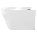 Унитаз подвесной Azario Vesper 360х510х365 безободковый, слив "Скрытое Торнадо", с быстросъемным сиденьем микролифт (AZ-1373WH) AZ-1373WH