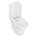 Унитаз-компакт Azario Vois 380х640х785 напольный, безободковый, в комплекте с быстросъемным сиденьем микролифт (AZ-1343В) AZ-1343В